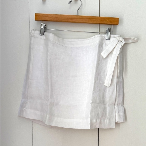 J. Crew Dresses & Skirts - J. Crew Cream Linen Skirt